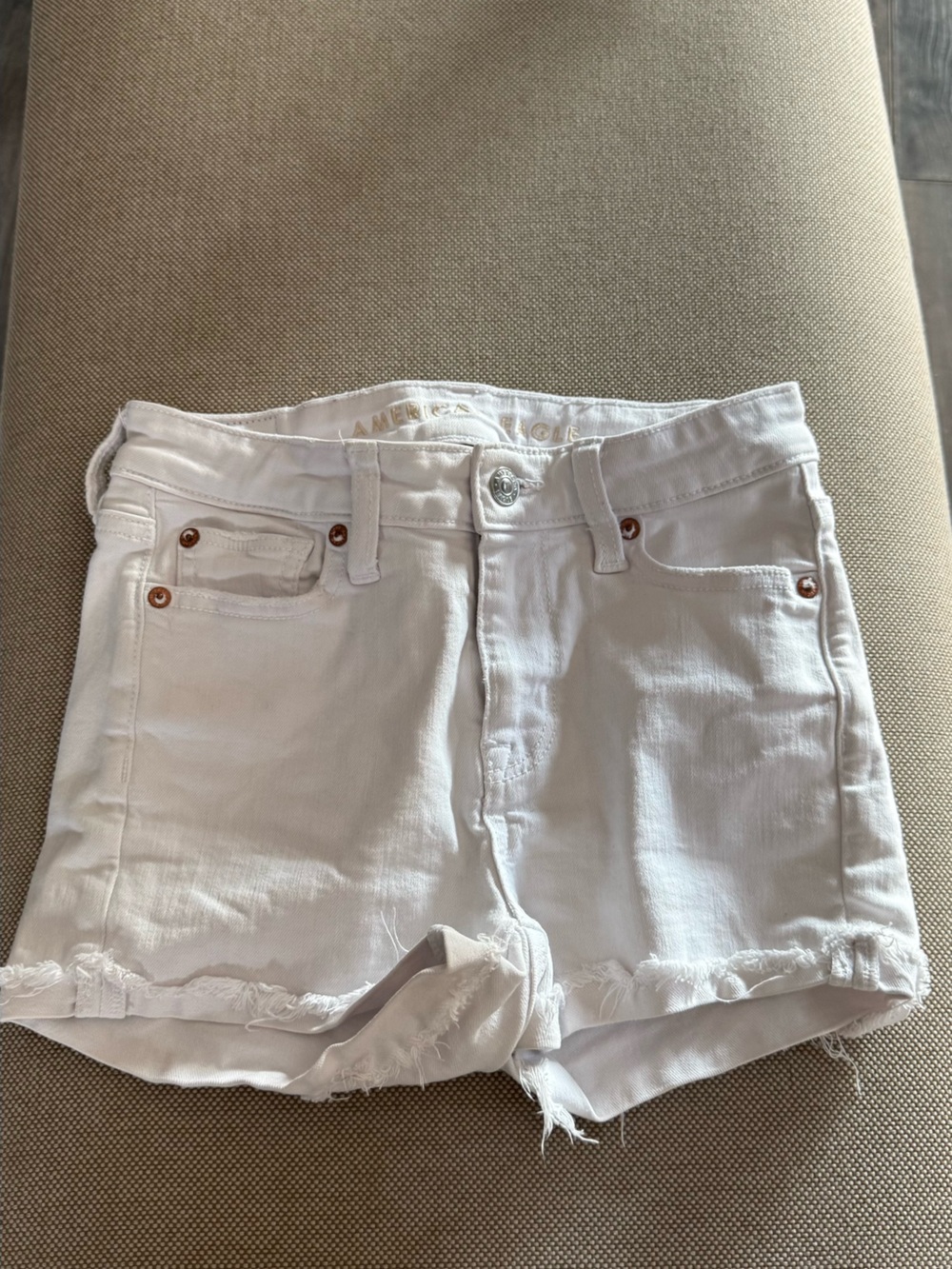 American Eagle White Denim Women's Cutoff Shorts